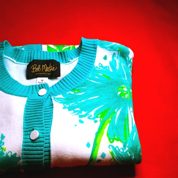 Bob Mackie Wearable Art Cardigan - Picture 1 of 9